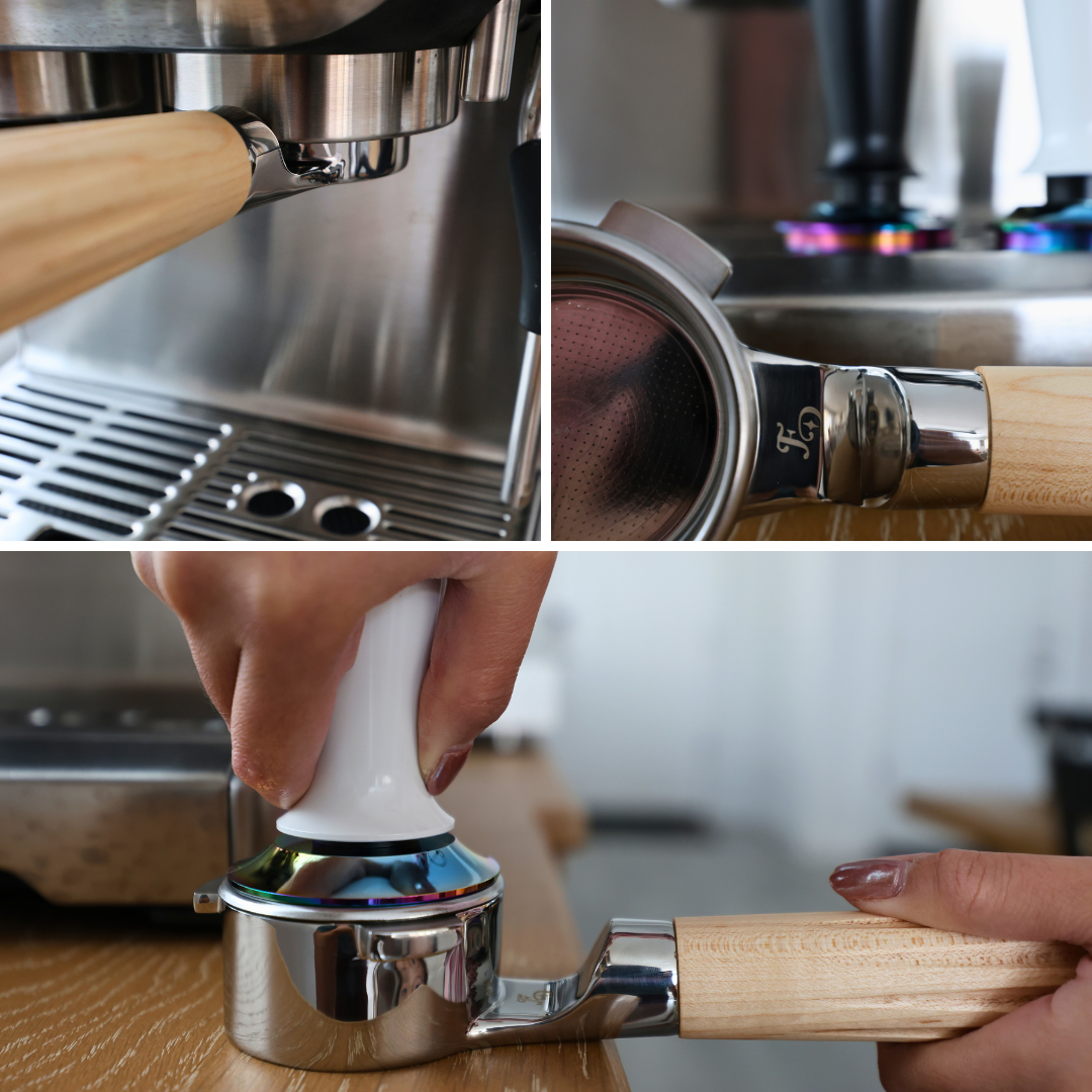Naked Portafilter - Zwart - 51mm - De'Longhi Dedica - RVS - Bodemloze Filterdrager Naked Portafilter - Zwart - 51mm - De'Longhi Dedica - RVS - Bodemloze Filterdrager